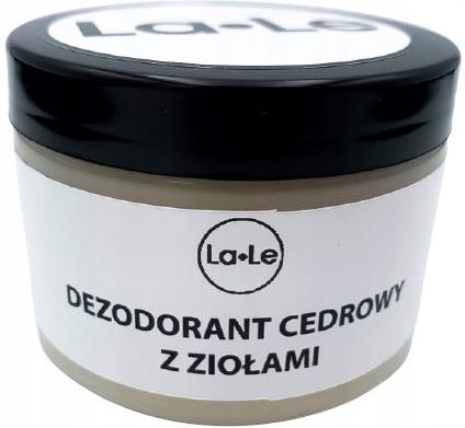 La-Le Dezodorant w kremie cedrowy z ziołami 150ml