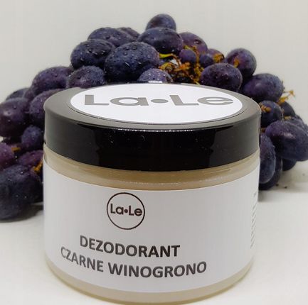 La-Le Dezodorant ekologiczny w kremie z olejkiem czarne winogrono 150ml