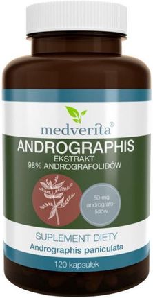 Medverita Andrographis 98% Andrografolidów 120 Kap 
