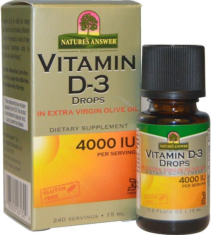 Natures Answer Vitamin Drops Witamina D3 15ml Opinie I Ceny Na Ceneopl