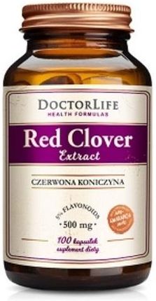 Doctor Life Red Clover Extract Czerwona Koniczyna 500Mg 100 Kaps