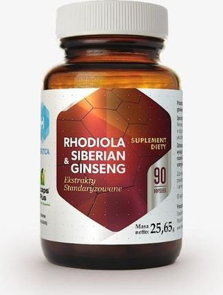 Kapsułki Hepatica Rhodiola & Siberian Ginseng 90 szt.