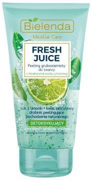 Bielenda Fresh Juice Detoksykujący Peeling Gruboziarnisty Limonka 150 g