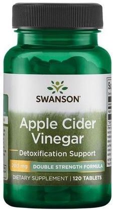 Swanson Apple Cider Vinegar 200Mg Podwójna Moc 120 Tabl