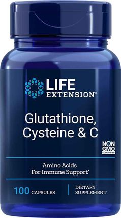 Life Extension Glutation Cysteina I Witamina C 100Kaps