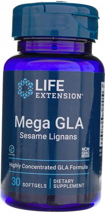 Life Extension Omega Foundations Mega Gla Z Lignanami Sezamowymi 30Kaps