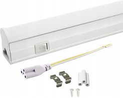 Inoxx Led Liniowa T5 120Cm 18W Onoff Ciepła 3000K Natynkowa Zintegrowana Z Oprawą (120T5K3000Onofffs)