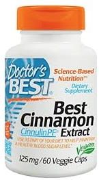 Zimtextrakt mit Cinnulin pf Zimtextrakt 125 MG 60 Kapseln DOCTOR'S BEST main image 1