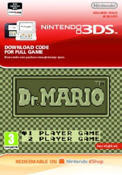 ニンテンドー3DS/2DS Dr.Mario ニンテンドー3DS/2DS Dr.Mario ニンテンドー3DS/2DS Dr.Mario