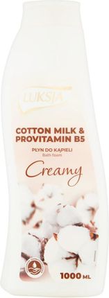 Luksja Xxl Creamy Cotton Milk And Provitamin B5 Płyn Do Kąpieli 1000 ml