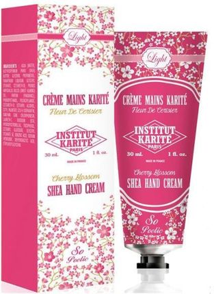 Institut Karite Fleur de Cerisier Light Shea Hand Cream Krem do rąk 75ml