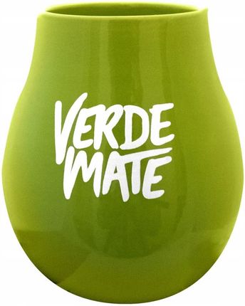 Verde Mate Tykwa Ceramiczna Zielona Z Logo 300Ml