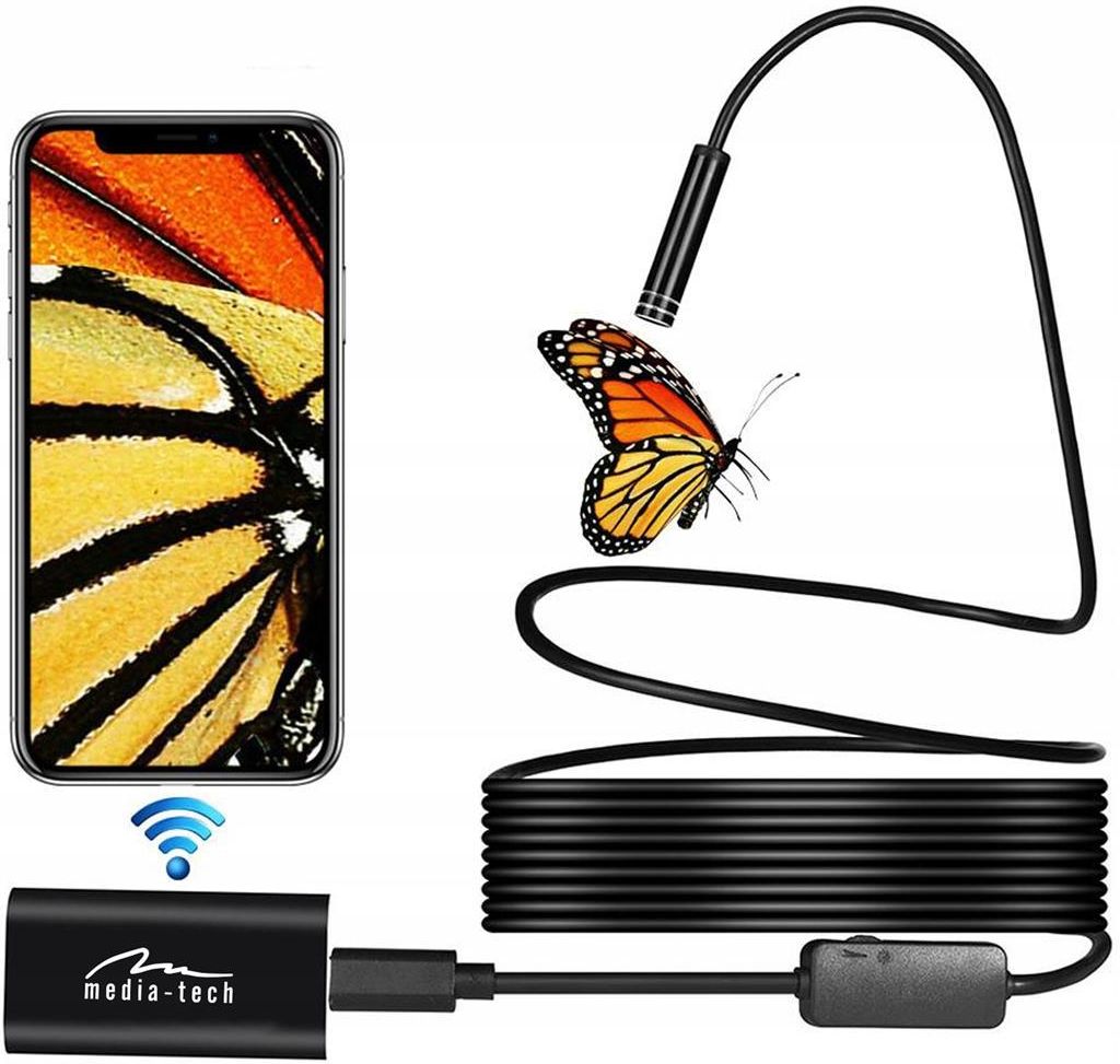 MediaTech Kamera endoskopowa WIFI Endoscope (Mt4099) - zdjęcie 2 MediaTech Kamera endoskopowa WIFI Endoscope (Mt4099)