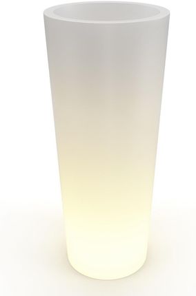 Pd Concept Donica Z Polietylenu Neptun Pl Ne125 Light Biały Podświetlany