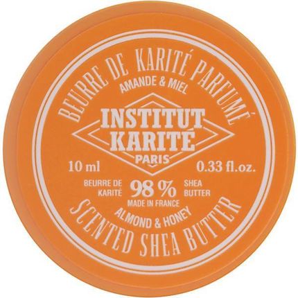 Institut Karite Almond Honey Scented Shea Butter Masło shea 98 % Migdał i miód 10ml 