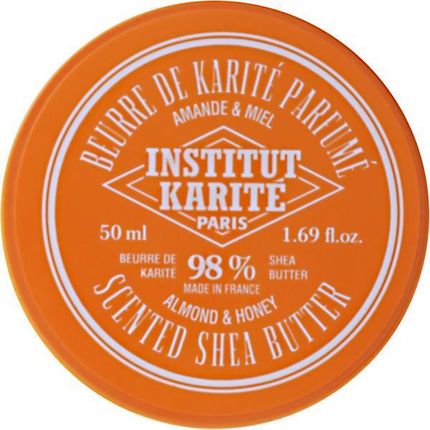 Institut Karite Almond Honey Scented Shea Butter Masło shea 98 % Migdał i miód 50ml 