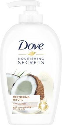 Dove Nourishing Secrets Restoring Ritual Hand Wash Mydło W Płynie Do Rąk Z Olejem Kokosowym I Mleczkiem Migdałowym 250ml