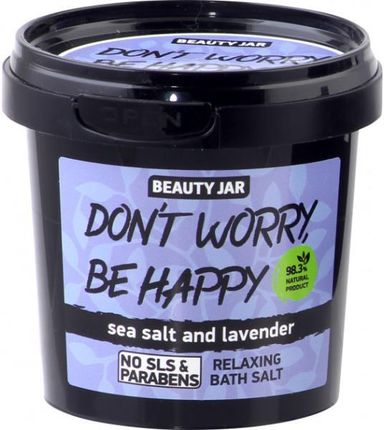Beauty Jar Don'T Worry Be Happy! Pieniąca Się Sól Do Kąpieli 150 g