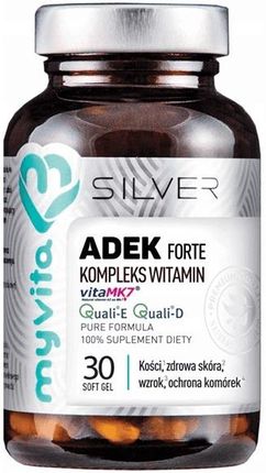 Myvita Silver Adek Forte Kompleks Witamin A D3 E + K2 30Kaps.