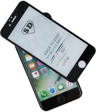 Samsung Szkło hartowane Tempered Glass 5D do iPhone 7 / iPhone 8 czarne z ramką 