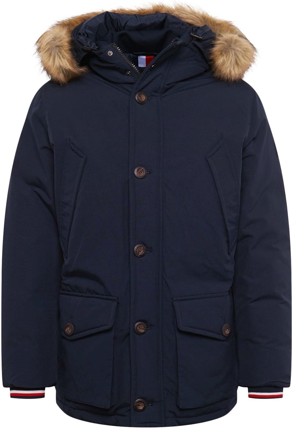 Pink Tommy Jeans Tommy Parka Coat TOMMY HILFIGER Parka Przejściowa