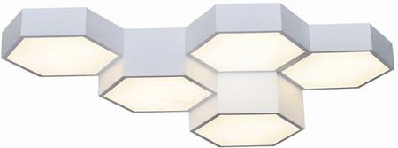 Mcodo Heksagonalny Plafon Favo 5 Z Jedną Barwą Światła Led 4000K Biały 60W (Hy39891605L60Wwh4000K)