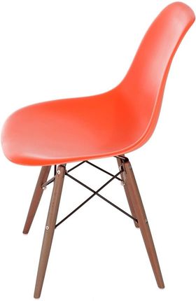Atreve Krzesło Pomarańcz Ciemne Drewno