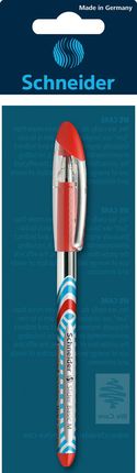 Długopis SCHNEIDER Slider Basic, M, zawieszka, czerwony