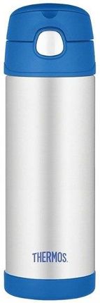 Thermos Funtainer Stalowy Niebieski 470Ml