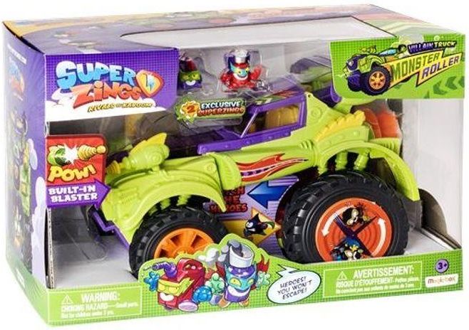 SuperZings PlaySet Monster Roller Hero Truck 1x2 - zdjęcie 1 SuperZings PlaySet Monster Roller Hero Truck 1x2
