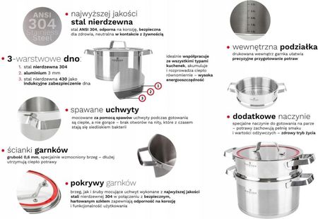 Zwieger Komplet Garnków Nierdzewnych Klassiker 11el 370275
