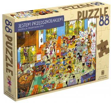 Nasza Księgarnia Jestem Przedszkolakiem Puzzle 88El.