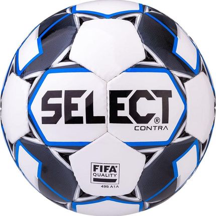 Select Piłka Nożna Contra 5 Fifa 2019 Biało-Niebieska 15006