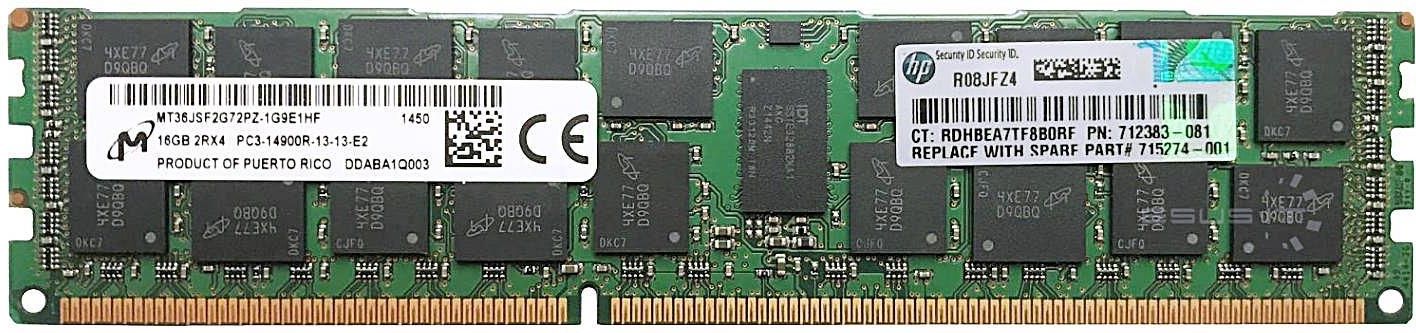 Pamięć RAM Micron 16GB DDR3 1866MHz RDIMM (MT36JSF2G72PZ-1G9) - Opinie ...