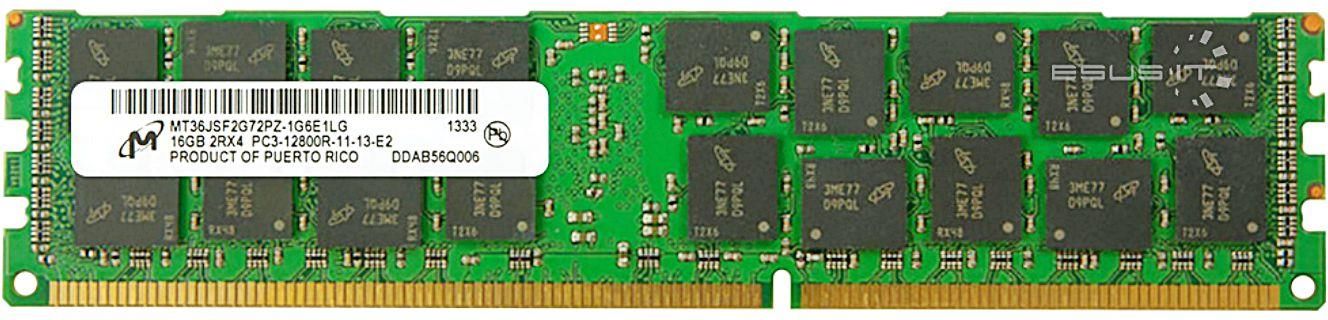 Micron 16 GB Rdimm DDR3-1600 Comp. Supermicro MEM-DR316L