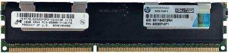 Pamięć RAM Micron 16GB DDR3 1066MHz RDIMM (MT72JSZS2G72PZ-1G1)