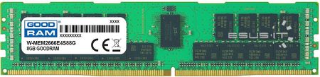 GoodRAM 8GB DDR4 2666MHz UDIMM (W-MEM2666E4S88G)