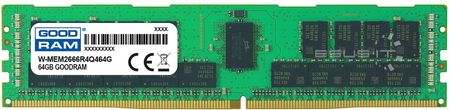 GoodRAM 64GB DDR4 2666MHz RDIMM (W-MEM2666R4Q464G)