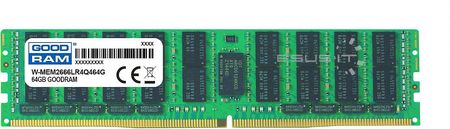 GoodRAM 64GB DDR4 2666MHz LRDIMM (W-MEM2666LR4Q464G)