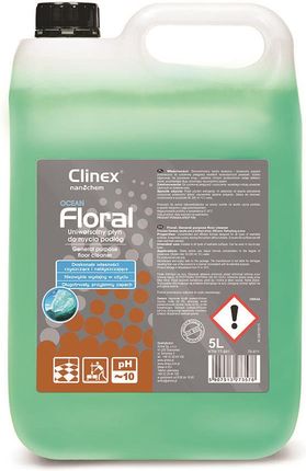 Clinex Płyn Do Mycia Podłóg Floral Ocean Uniwersalny 5L (Plp044)
