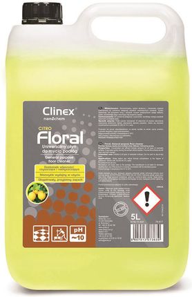 Clinex Płyn Do Mycia Podłóg Floral Citro Uniwersalny 5L (Plp045)