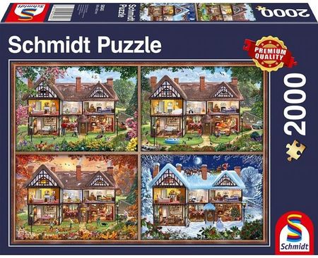 Schmidt Dom Na Cztery Pory Roku Puzzle 2000El.