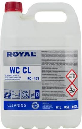 Royal Wc Cl 5L Ro-133 Do Czyszczenia Powierzchni I Urządzeń Sanitarnych (Wccl5)