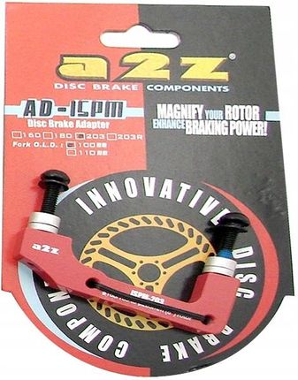 A2Z Adapter Is/Pm 203 Przód/180 Tył # Red