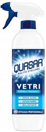 Quasar Vetri Profesjonalny Płyn Do Mycia Szyb W Sprayu 650 Ml