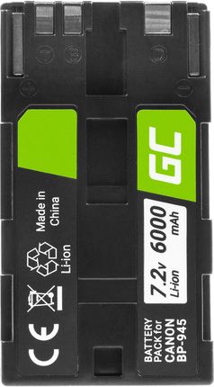 Green Cell Bateria BP-80 BP-941 BP-945 do Canon DM-XL1 ES5000 XL1 7.2V 6000mAh (CB75)