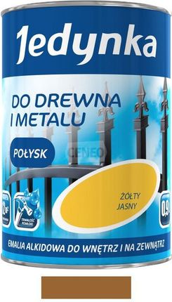 Jedynka do drewna i metalu Połysk ORZECH JASNY 0,9l 5971822601