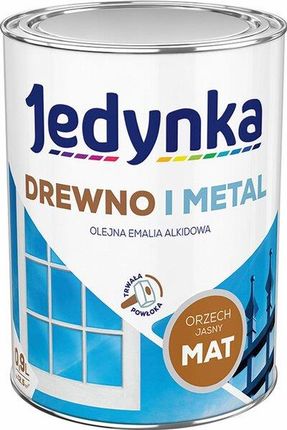 Jedynka do drewna i metalu MAT ORZECH JASNY 0,9l 5961822601