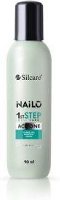 Silcare Nailo 1St Step Nail Acetone Aceton Do Usuwania Lakierów Hybrydowych 90Ml