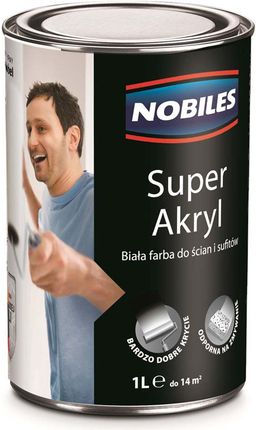 Nobiles SUPER AKRYL Biała 1l